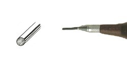 BULINO MANICO A FUNGO DIAMETRO: 3 MM LUNGHEZZA: 115 MM