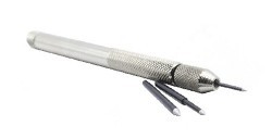 UTENSILE MULTIFUNZIONE CON MANICO METALLICO CON 3 PUNTE - LUNGHEZZA MANICO 135 MM