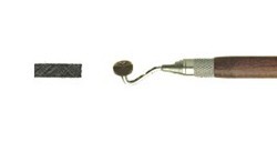 ROULETTE DIAMETRO: 5 X 5 MM PASSO: 0.5 MM LUNGHEZZA: 210 MM