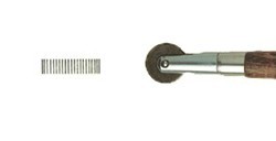 ROULETTE DIAMETRO: 20 X 5 MM PASSO: 0.5 MM LUNGHEZZA: 145 MM