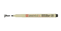 SAKURA PIGMA GRAPHIC PENNARELLO PUNTA DA 2 MM NERO