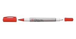 SAKURA IDENTI-PEN PENNARELLO A DOPPIA PUNTA INCHIOSTRO PERMANENTE - ROSSO
