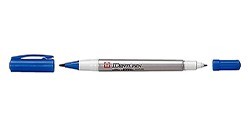 SAKURA IDENTI-PEN ROTULADOR DE TINTA PERMANENTE DE DOBLE PUNTA AZUL