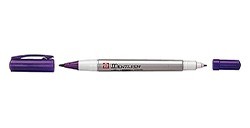 SAKURA IDENTI-PEN ROTULADOR DE TINTA PERMANENTE DE DOBLE PUNTA PÚRPURA