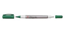 SAKURA IDENTI-PEN ROTULADOR DE TINTA PERMANENTE DE DOBLE PUNTA VERDE