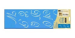 DECOART KIT DI 3 STENCIL ALFABETO COMPLETO (LETTERE DA 7.5 CM) AS 102
