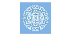 DECOART STENCIL TOVAGLIA A PUNTO CROCE ASMM 10