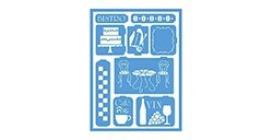 DECOART STENCIL AUTOADESIVO BISTRO AGS 202
