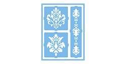 DECOART STENCIL AUTOADESIVO ACANTHUS DCPS 02