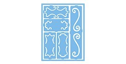 DECOART STENCIL AUTOADESIVO BORDI DECORATI DCPS 05