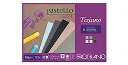 FABRIANO TIZIANO BLOCCO PER PASTELLO 160 G COLORI SCREZIATI 30 FOGLI