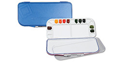 MIJELLO FUSION 18 TAVOLOZZA PER ACQUERELLO CON 18 POZZETTI BLUE