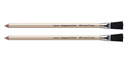 LÁPIZ GOMA FABER-CASTELL PERFECTION 7058 CON ESCOBILLA BLISTER 2 UNIDADES