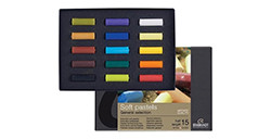REMBRANDT SCATOLA CARTONE SET INIZIALE 15 MEZZI PASTELLI