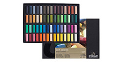 REMBRANDT SCATOLA CARTONE SET DI LUSSO 60 MEZZI PASTELLI