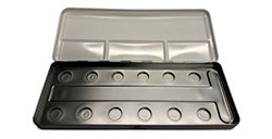 FINETEC SCATOLA ACQUERELLO VUOTA PER 12 PASTIGLIE
