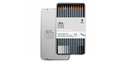 WINSOR & NEWTON STUDIO COLLECTION SET 12 MATITE DI GRAFITE