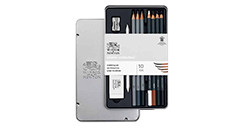 WINSOR & NEWTON STUDIO COLLECTION SET 10 PEZZI PER DISEGNO E SCHIZZI