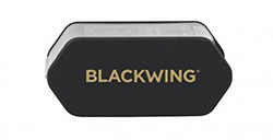 BLACKWING LONG POINT BLACK SHARPENER + 2 SPARE SHEETS