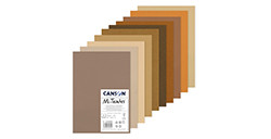 CANSON MI-TEINTES CONFEZIONE 10 FOGLI 160 G TONALITÀ TERRA