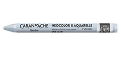 CARAN D'ACHE NEOCOLOR II PASTELLI A CERA ACQUERELLABILI LIGHT GREY 003