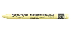 CARAN D'ACHE NEOCOLOR II PASTELLI A CERA ACQUERELLABILI PALE YELLOW 011