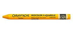 CARAN D'ACHE NEOCOLOR II PASTELLI A CERA ACQUERELLABILI GOLDEN YELLOW 020