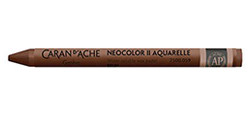 CARAN D'ACHE NEOCOLOR II PASTELLI A CERA ACQUERELLABILI BROWN 059