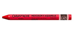 CARAN D'ACHE NEOCOLOR II PASTELLI A CERA ACQUERELLABILI SCARLET 070