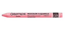 CARAN D'ACHE NEOCOLOR II PASTELLI A CERA ACQUERELLABILI SALMON PINK 071