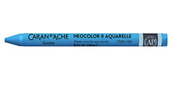 CARAN D'ACHE NEOCOLOR II PASTELLI A CERA ACQUERELLABILI COBALT BLUE 160