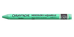 CARAN D'ACHE NEOCOLOR II PASTELLI A CERA ACQUERELLABILI JADE GREEN 211