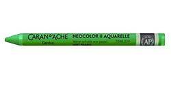 CARAN D'ACHE NEOCOLOR II PASTELLI A CERA ACQUERELLABILI GRASS GREEN 220