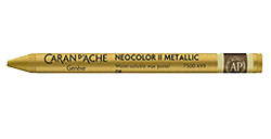 CARAN D'ACHE NEOCOLOR II PASTELLI A CERA ACQUERELLABILI GOLD METALLIC 499