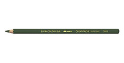 CARAN D'ACHE SUPRACOLOR SOFT MATITE ACQUERELLABILI OLIVE BLACK 019