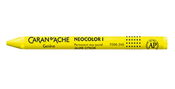 CARAN D'ACHE NEOCOLOR I PASTEL DE CERA PERMANENTE AMARILLO LIMÓN 240