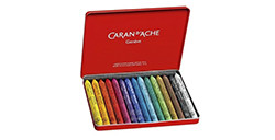 CARAN D'ACHE NEOCOLOR I WATER-RESISTANT WAX PASTEL BOX SET 15 COLOURS