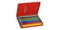 CARAN D'ACHE PABLO SCATOLA METALLO ASSORTITA 18 MATITE