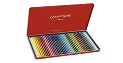 CARAN D'ACHE PABLO SCATOLA METALLO ASSORTITA 40 MATITE