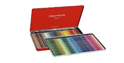 CARAN D'ACHE PABLO SCATOLA METALLO ASSORTITA 80 MATITE