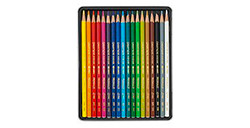CARAN D'ACHE PRISMALO SCATOLA METALLO 18 MATITE ACQUERELLABILI