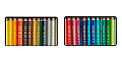 CARAN D'ACHE PRISMALO SCATOLA METALLO 80 MATITE ACQUERELLABILI