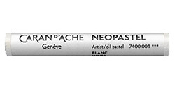 CARAN D'ACHE NEOPASTEL OIL PASTELS WHITE 001