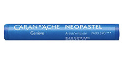 CARAN D'ACHE NEOPASTEL PASTELLI AD OLIO GENTIAN BLUE 370