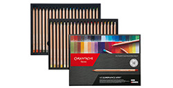 CARAN D'ACHE LUMINANCE 6901 CARDBOARD BOX SET 40 ASSORTED PENCILS