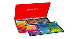 CARAN D'ACHE NEOCOLOR II PASTELLI A CERA ACQUERELLABILI SCATOLA 84 COLORI