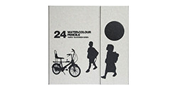 VIARCO SCATOLA 24 WATER COLOUR PENCILS - BOX CHILDS DESIGN