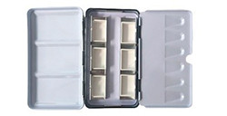 RAW ART MATERIALS WATERCOLOUR METAL BOX + 6 EMPTY PANS
