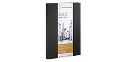HAHNEMÜHLE D&S TACCUINO PER SCHIZZI COPERTINE NERE 140 G 80 FOGLI
