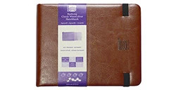 BAOHONG CLASSIC SKETCHBOOK ACUARELA 300 G - GRANO SATINADO - TAPA MARRÓN